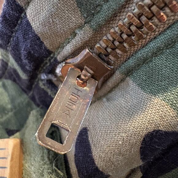 Vintage 1983 U.S. Army M-65 Field Jacket Large Woodland Camo Alpha Industries - Picture 11 of 16